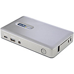 USB Type-C 도킹 스테이션/DisplayPort 4K30Hz 또는 VGA 대응/65W PD/4포트 USB 5Gbps 허브/유선 LAN