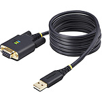 USB - RS232C 시리얼 변환 케이블/크로스/USB 2.0 접속/2m/1포트/수컷-암/FTDI FT232R/ESD 보호/각종 OS/DB9
