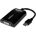 USB 디스플레이 어댑터/USB 3.0/USB Type-A - DVI(DVI-VGA 어댑터 포함)/2048 x 1152/USB 비디오 어댑터