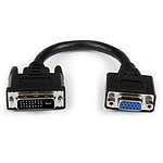 20cm DVI-VGA 변환 케이블 DVI-I 오수 VGA 암흑