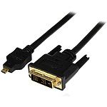 Micro HDMI - DVI-D 변환 케이블 1m 수/수