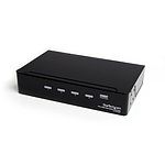 비디오 스플리터/1920x1200/1080p HDMI/1입력 4출력/EDID/3.5mm 오디오/4화면 동시 출력/멀티 디스플레이 대응 HDMI 분배기/HDMI 분기기