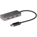 MST 허브/DisplayPort 1.4 연결/트리플 모니터/4K60Hz HDMI/HDR HDCP2.2/Windows 전용/3화면 확장 복제/노트북 PC용 멀티 디스플레이 변환 어댑터