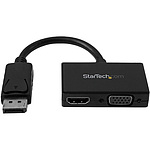 DisplayPort - HDMI / VGA 변환 어댑터 트윈 원 (2 in 1) 여행 AV 어댑터