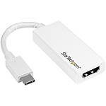 USB-C - HDMI 변환 어댑터 화이트 4K/60Hz 대응