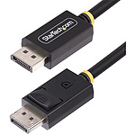 DisplayPort 2.1 케이블/3m/8K60Hz 4K144Hz/40Gbps/VESA 인증품/UHBR10 HDR HDCP2.2 HBR3/수컷 수컷/블랙/모니터 케이블