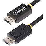 DisplayPort 2.1 케이블/1m/16K/8K60Hz 4K240Hz/80Gbps/VESA 인증품/UHBR20 HDR HDCP2.2 DSC 1.2a/수컷-수컷/블랙/모니터 케이블