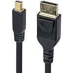 Mini DisplayPort - DisplayPort 1.4 변환 케이블/3m/8K60Hz 4K120Hz/HBR3 HDR HDCP 2.2/블랙/모니터 디스플레이 어댑터