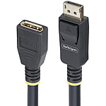 DisplayPort 1.4 연장 케이블/3m/8K60Hz 4K144Hz/32.4Gbps HBR2/빠짐 방지/수컷-암/32ch 오디오/블랙/모니터 케이블