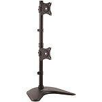 모니터 스탠드/두고형/2화면(상하)/최대 27인치 또는 34인치/내하중 10kg/VESA 대응/블랙/2화면 PC PC 디스플레이 암