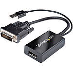 DVI - DisplayPort 변환 어댑터 USB 버스 전원 지원 1920x1200
