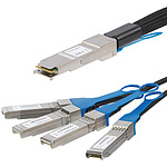 DAC Twinax 브레이크 아웃 케이블/1m/MSA 언코드/구리선 다이렉트 어태치 케이블/MSA 준거 스위치 대응