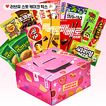 스낵24 러브유 스위트 하트 케이크상자 과자선물세트 14p