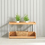 2단 원목 스틸 선반장 (CZ3300C)