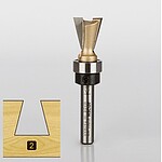 도브테일 베어링 비트 12.7MM 14도